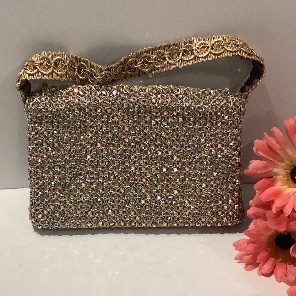 Gold and Crystal Special Occasion Bag